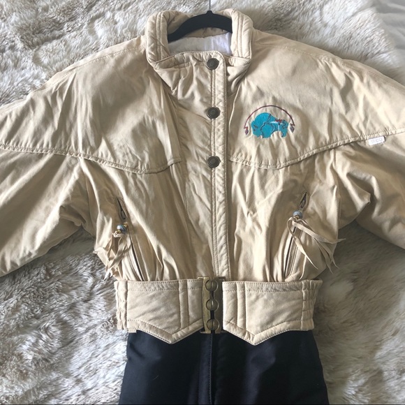 Vintage SKEA Aztec beige and black snowsuit - Picture 16 of 16